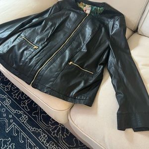 Women’s Chico Black Faux Leather Jacket